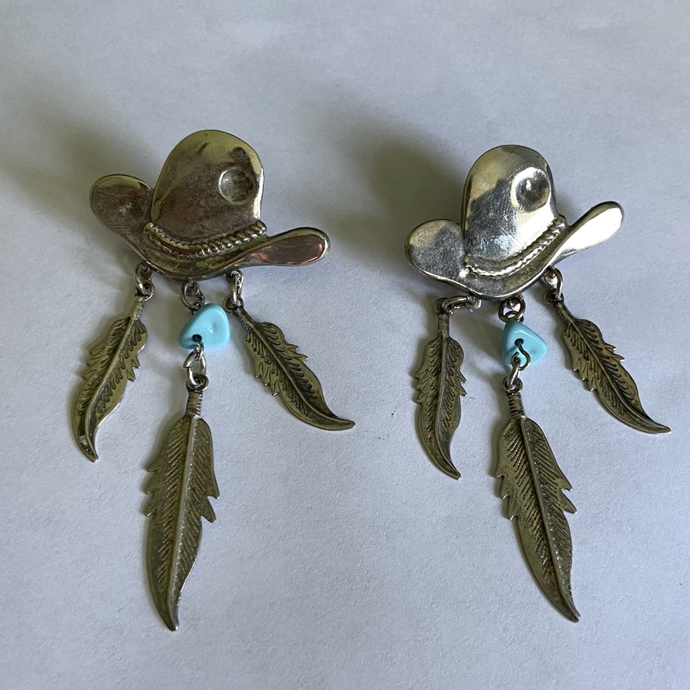 Silver Cowgirl Earrings